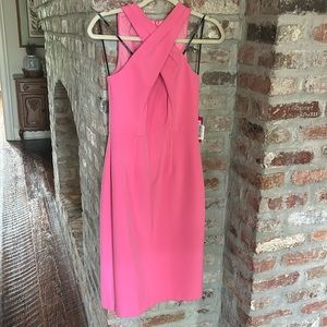NWT Vince Camuto, cross neck halter dress.